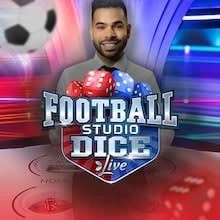 Football Studio Dice slot visual from Evolution available on kyngscasino.be