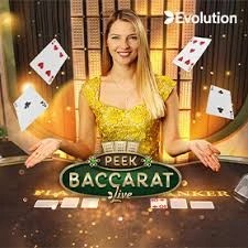 Peek Baccarat logo by Evolution at Kyngs Casino